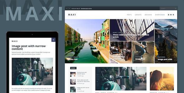 Maxi - News & Magazine Theme
