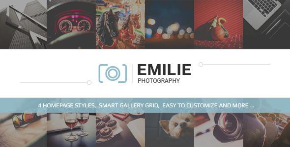 Emilie - Photography Portfolio WordPress Theme