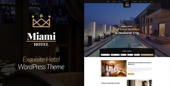 Miami - Exquisite Hotel Booking WordPress Theme