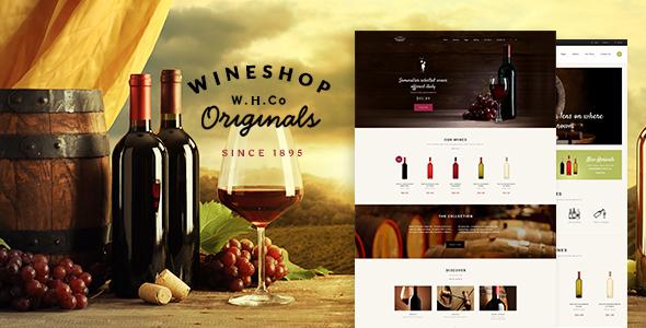 WineShop - Food & Wine Online Store