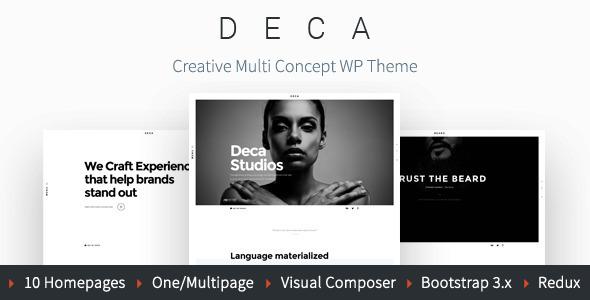 DECA - Creative Multi Concept WP Theme