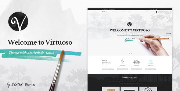 Virtuoso - A Theme for Creative Art Businesses