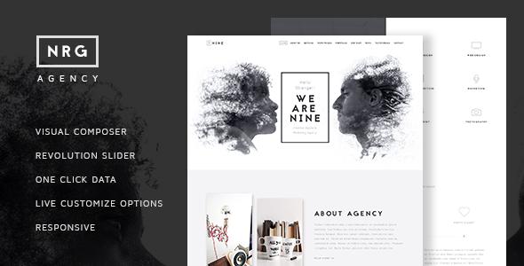 NRGagency - Creative One-Page Agency Theme