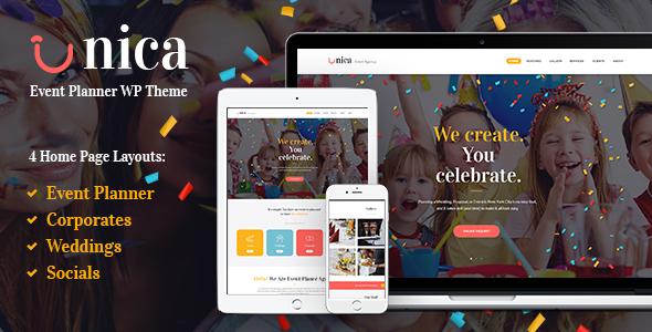 Unica - Event Planning Agency Theme