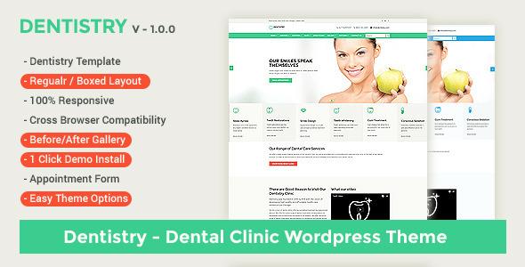Dentistry â€“ Dental Clinic Wordpress Theme