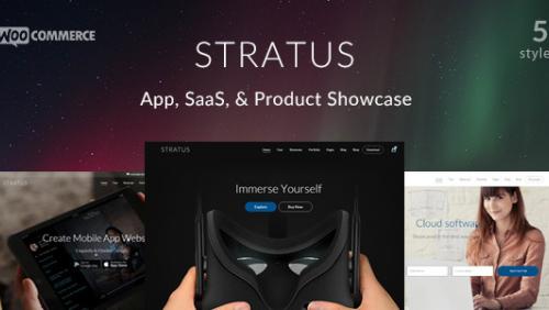 Stratus - App, SaaS & Product Showcase