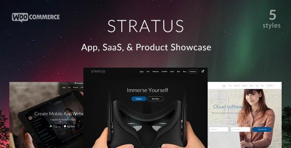 Stratus - App, SaaS & Product Showcase