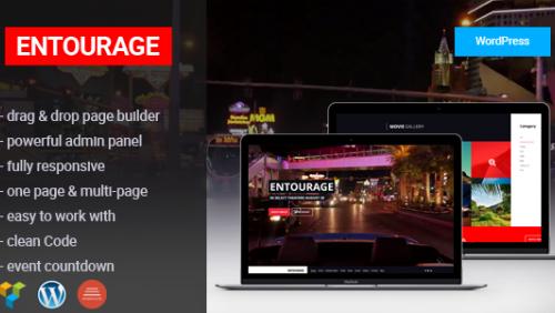 ENTOURAGE - Movie/Film/Cinema/TV WordPress Theme
