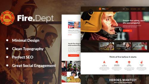 Fire Department - Fire Station and Security WP Theme