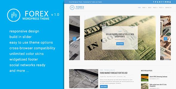Forex WordPress Theme - Exclusively for Traders
