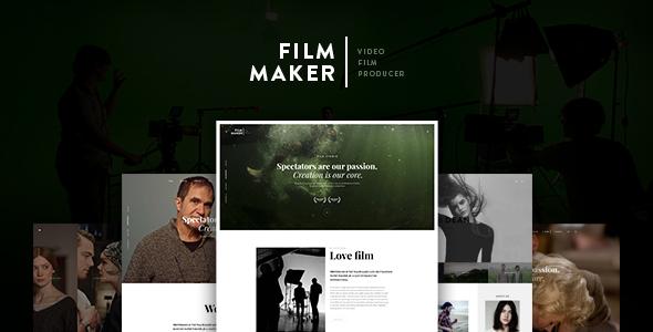 FilmMaker WordPress Theme: Film Studio - Movie Production - Video Blogger - Creative Agency