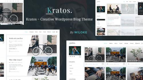 Kratos - Creative WordPress Blog Theme
