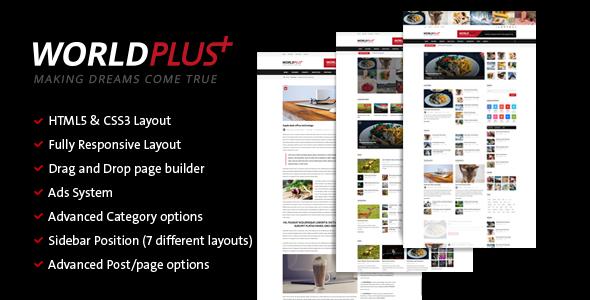 WorldPlus - Responsive News and Magazine WordPress