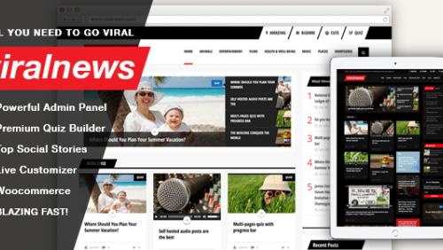 ViralNews - Buzz Wordpress theme
