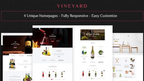 Vineyard - Wine Store and Blog Responsive WordPress Theme