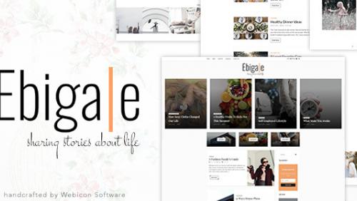 Ebigale - Minimal WordPress Blog Theme