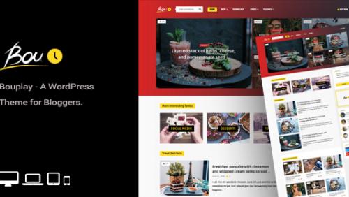 Bouplay WP - A WordPress Theme for Bloggers