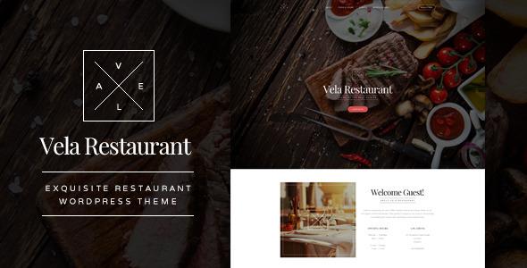 Vela - Exquisite Restaurant WordPress Theme