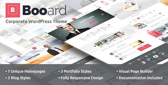 Booard - Corporate WordPress Theme