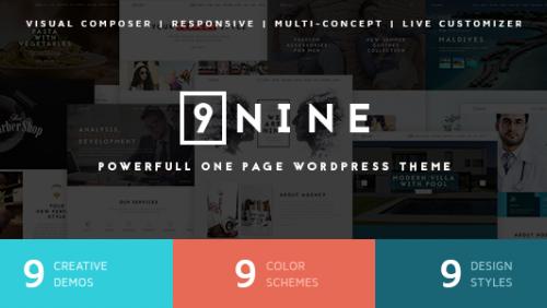 Nine - MultiPurpose One Page Theme
