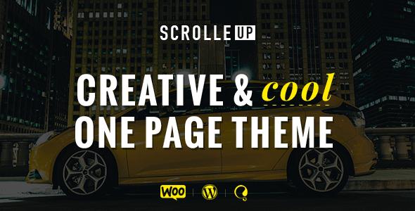 ScrolleUP - Creative One Page WordPress Theme