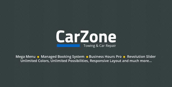 Car Zone - Towing & Repair WordPress Theme
