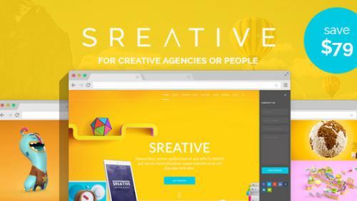 Sreative | Digital Agency WordPress Theme