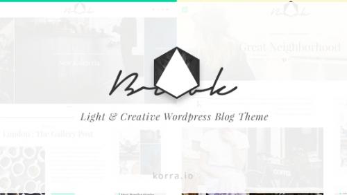 Brook | Light & Responsive WordPress Blog Theme