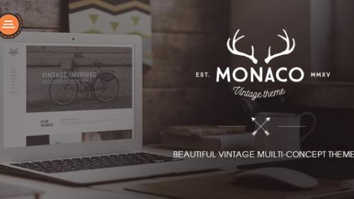 Monaco â€“ Vintage Multi-Concept Theme