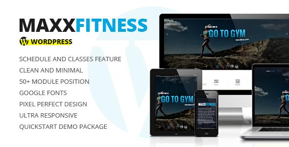Maxx Fitness - Responsive WordPress Theme