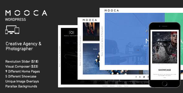 Mooca // Creative Agency & Photographer WP Theme