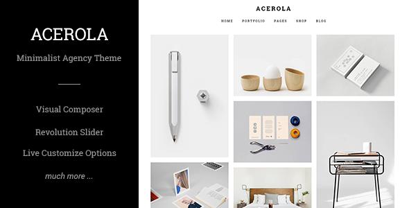 Acerola - Ultra Minimalist Agency Theme